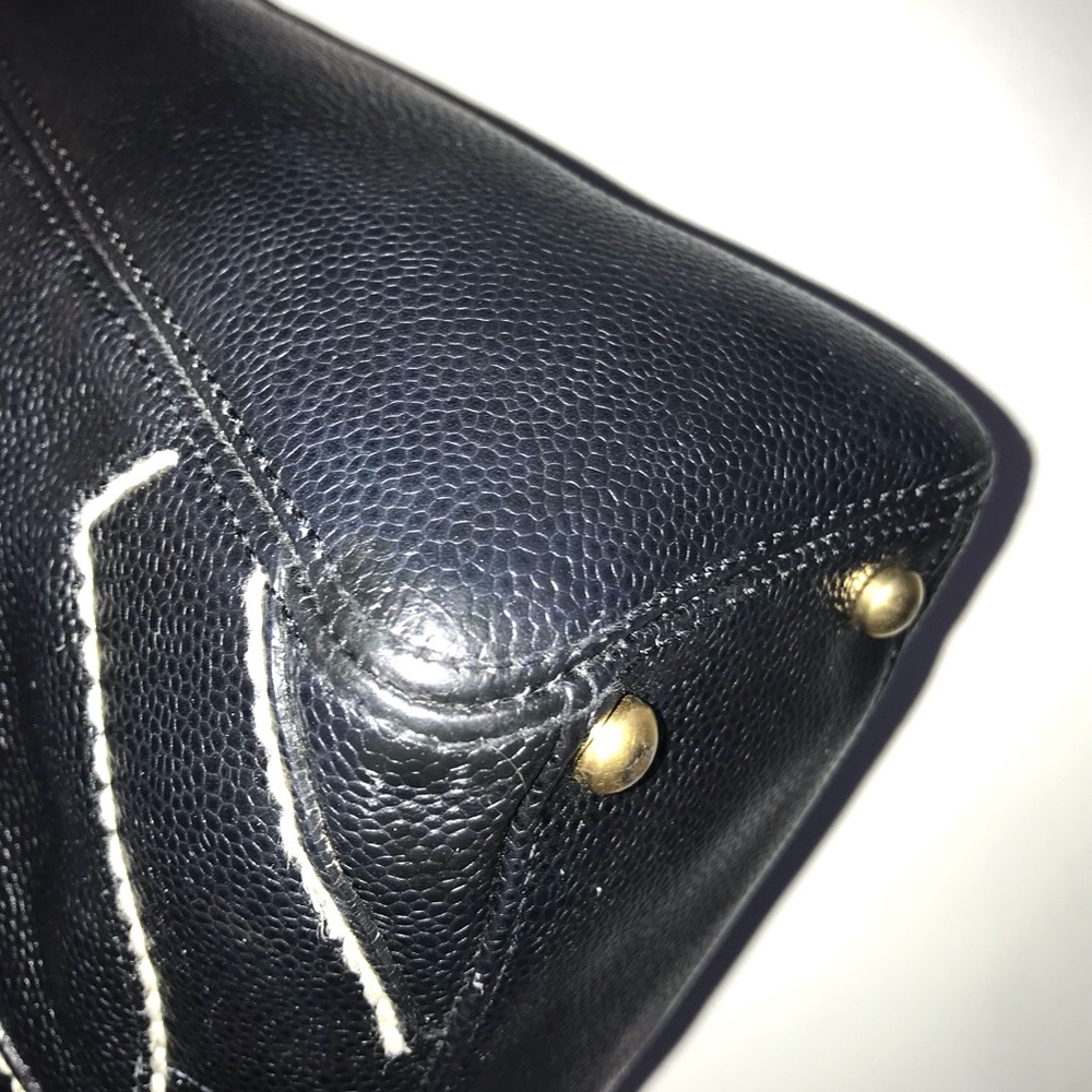 💎✨ CELEBRITY ✨💎 RARE CC WILD stitch CHANEL ZIPPER BAG - Picture 12 of 16